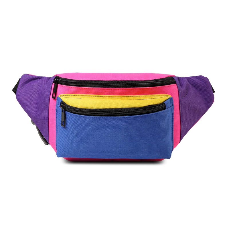 MIAIULIA 80s Neon Waist Fanny Pack for 80s Costumes,Festival Travel Party #Other - Image 1
